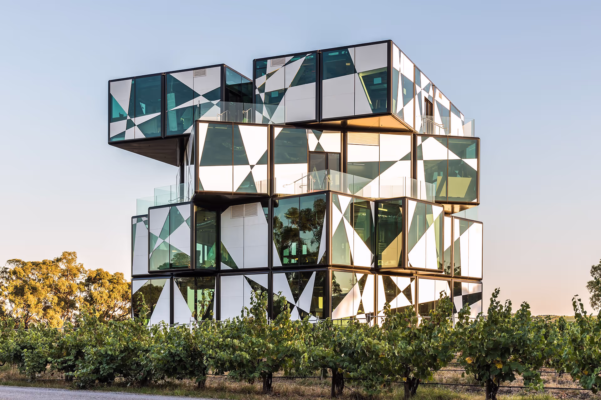 The d’Arenberg Cube, featured in the Sarah Construction website portfolio